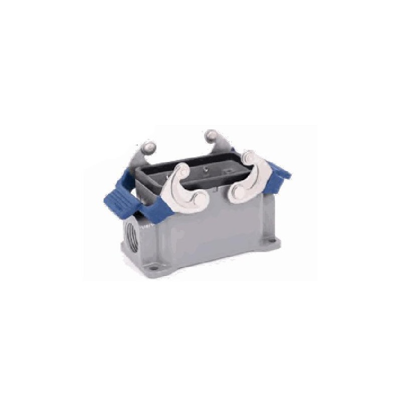Embase en saillie 10B, Aluminium moulé sous pression, IP65, Sortie horizontale, M20